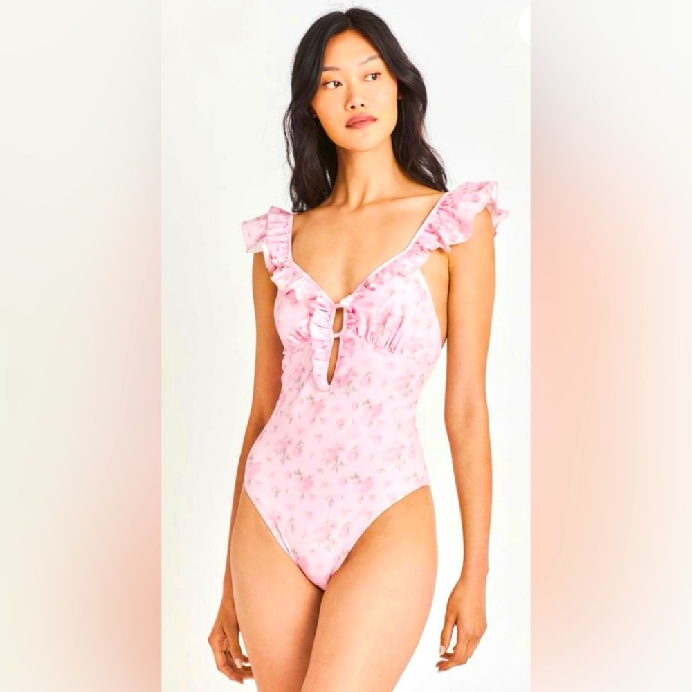 LoveShackFancy Tibbie One Piece Swimsuit XS - SOLD OUT online